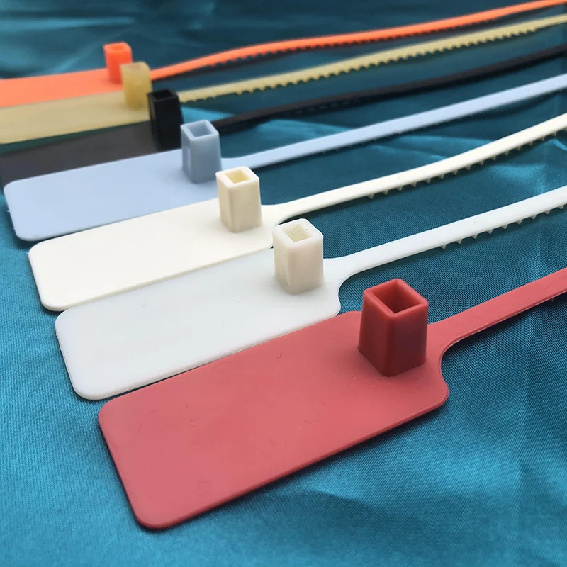 Fit AF1 anti-theft buckle ow shoe bag anti adjustment buckle aj1 Zip Ties Plastic Zip Tag Shoelace Buckle Lock Belt Red Black