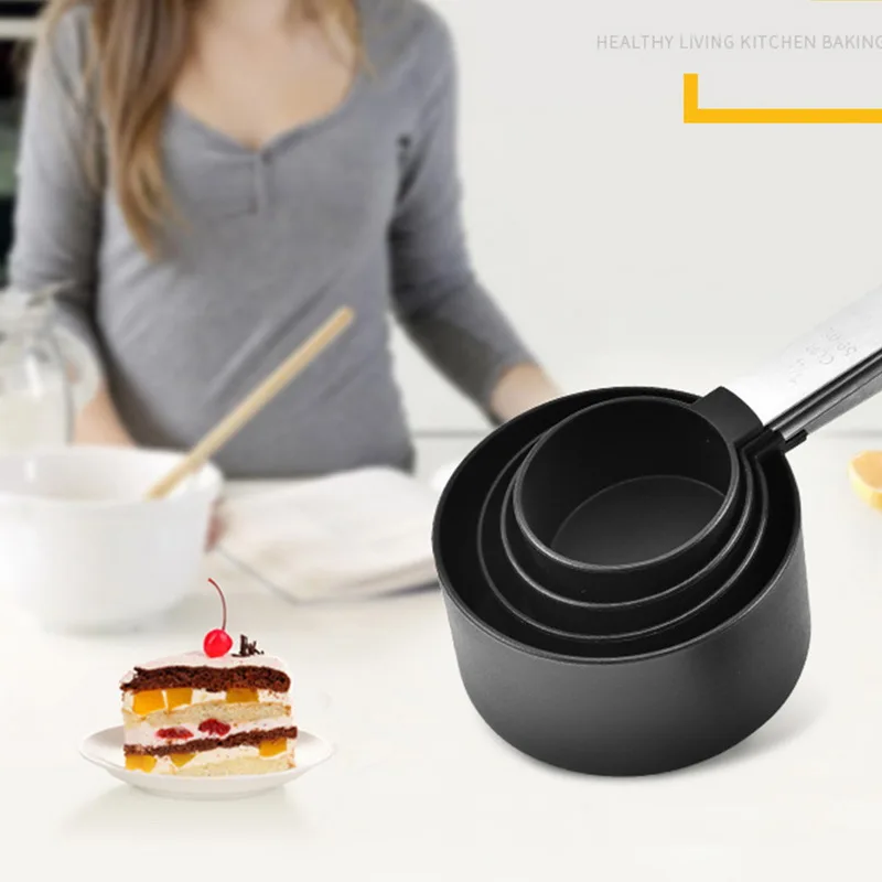 4/8 шт Премиум Пластиковые мерные чашки мерная ложка кухонный инструмент для