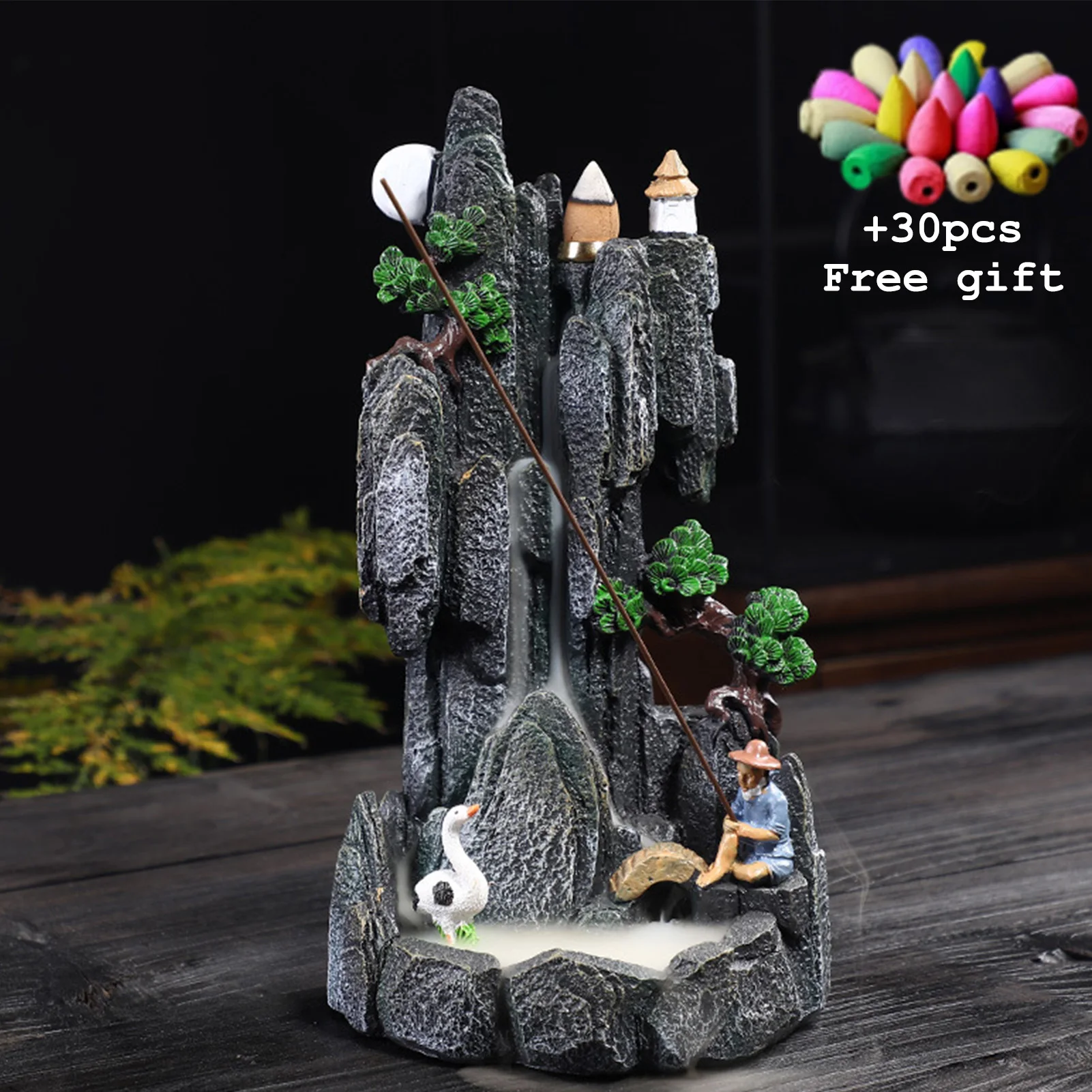 Гора для благовоний ароматическая курильница подставка горелка дома и офиса