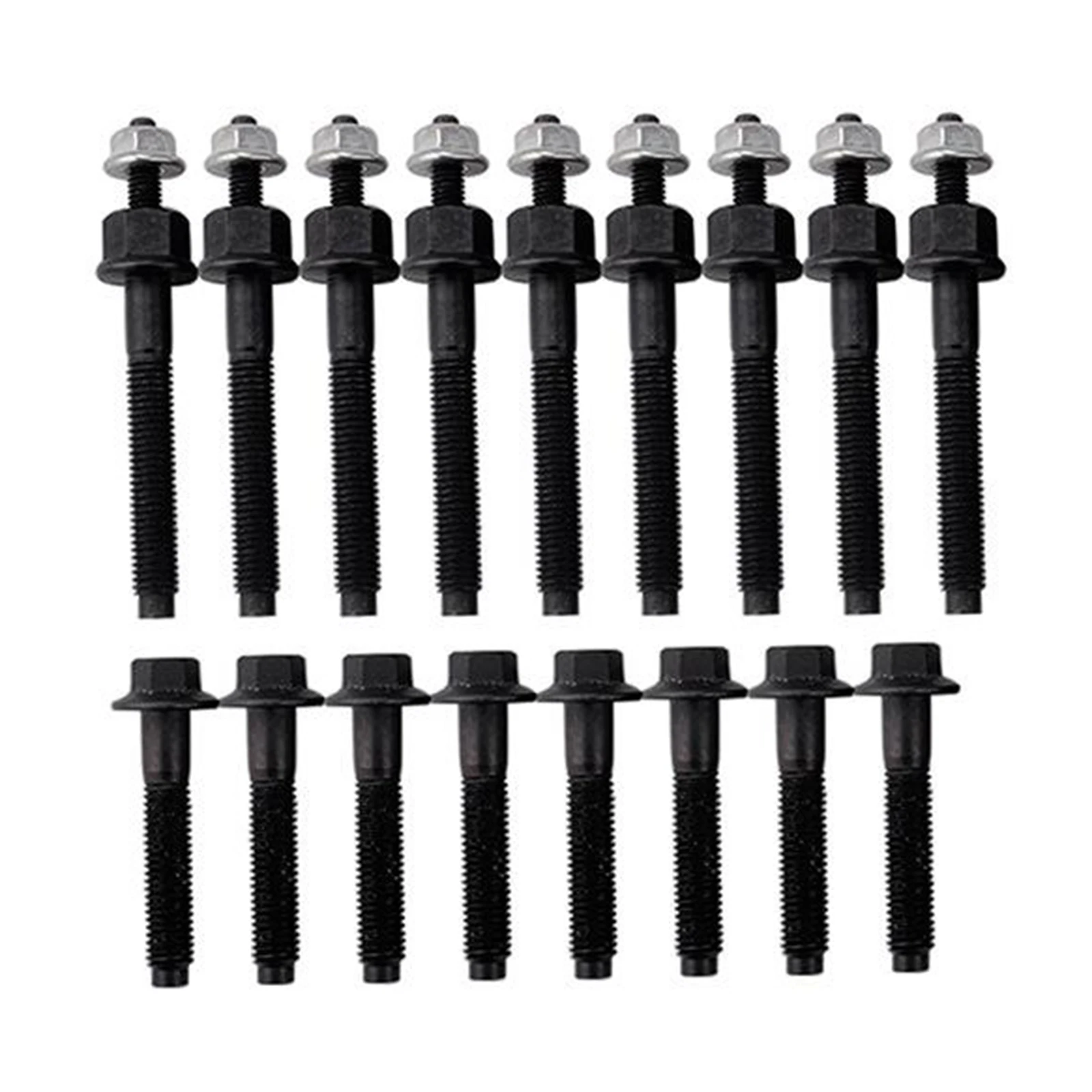 

Sliver Exhaust Manifold Gasket L+R Sliver Bolts Studs Ram for Dodge for Chrysler for Jeep 5.7L V8 Gas 53013944AA RS-TC030