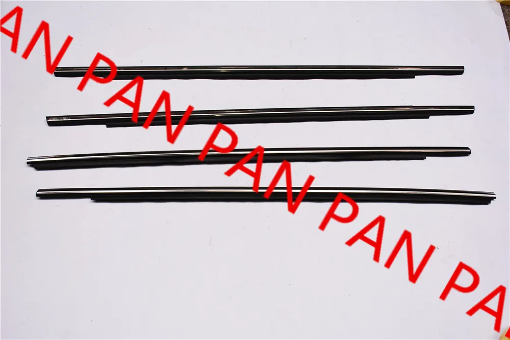 A Set 4PCS Front Left door glass moulding For MITSUBISHI OUTLANDER 2013-2017 | Автомобили и мотоциклы