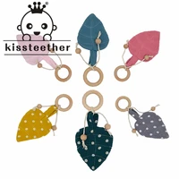 kissteether 1pcs baby toys baby bibs waterproof leaf shape baby eating accessory bpa free silicone teethers baby teether stuff