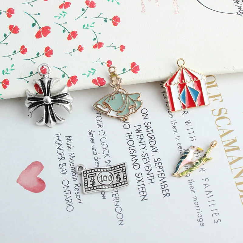 Серебряные подвески в виде креста 100 доллара подвеска для танцевальной девушки