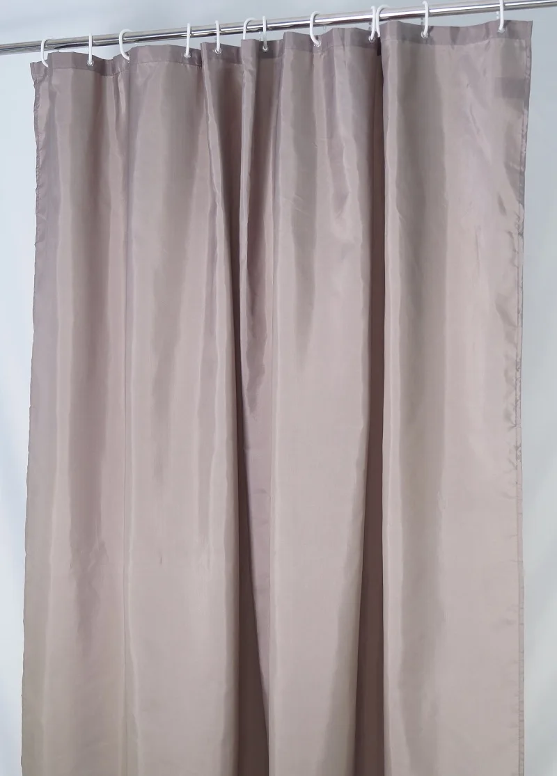 

Neomi Waterproof Mildew Shower Curtain Solid Color Shower Curtain 180x200cm Bathroom Curtain Light Coffee Shower Curtain