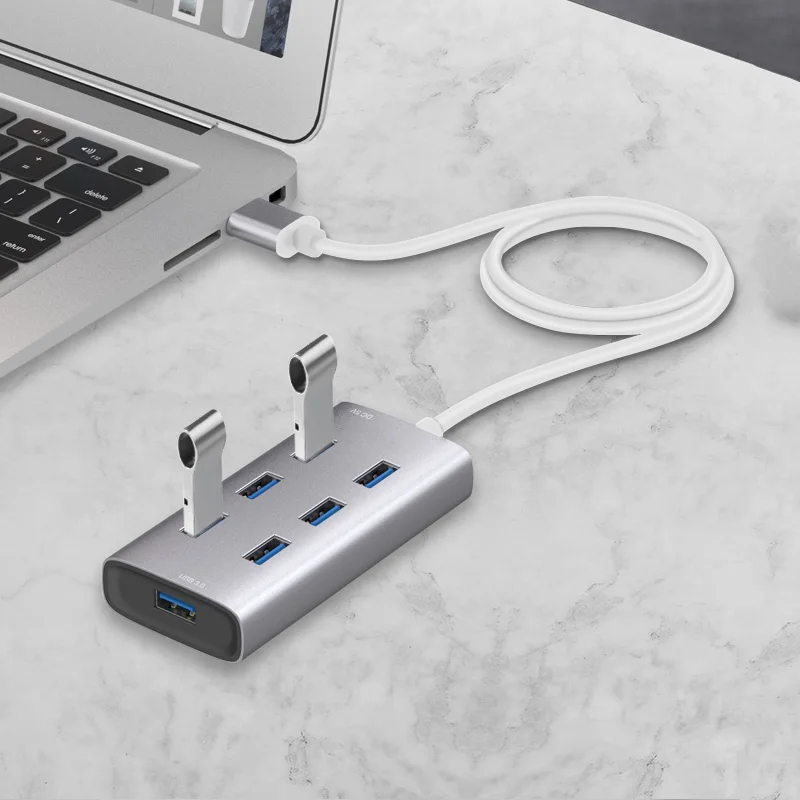 Концентратор USB 3 0 с 7 портами разветвитель функцией быстрой зарядки и