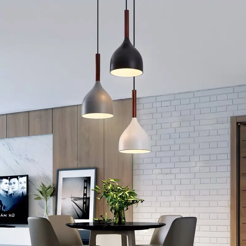 Современный светодиодный подвесной светильник в скандинавском стиле простой