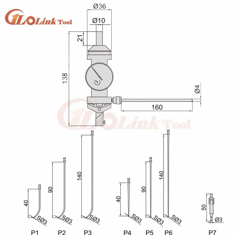 1 комплект коаксиальный Центровочный циферблат 0 3 мм|Индикаторы набора номера| |
