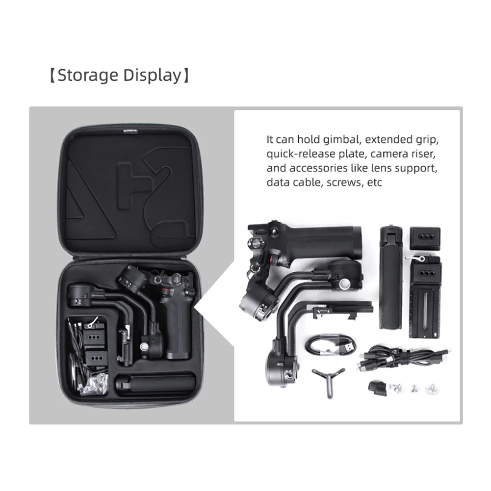 

Travel Portable Protective Carrying Case Carry Storage Case for DJI Ronin RSC 2 Portable Handheld Shoulder Crossbody Bags