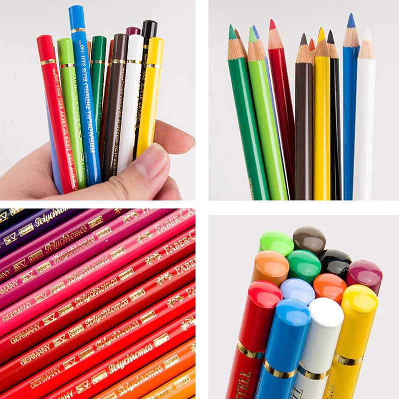Цветной карандаш Faber Castell полихромовый из олова 12 24 36 60 120 качественные масляные