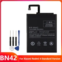 replacement phone battery bn42 for xiao mi redmi 4 hongmi4 redrice 4 standard version 4000mah with free tools