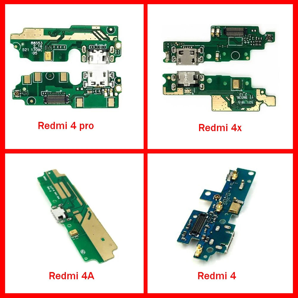 Запасной микрофонный модуль для Xiaomi Redmi 4 4Pro 4A 4X USB-порт зарядки док-разъем