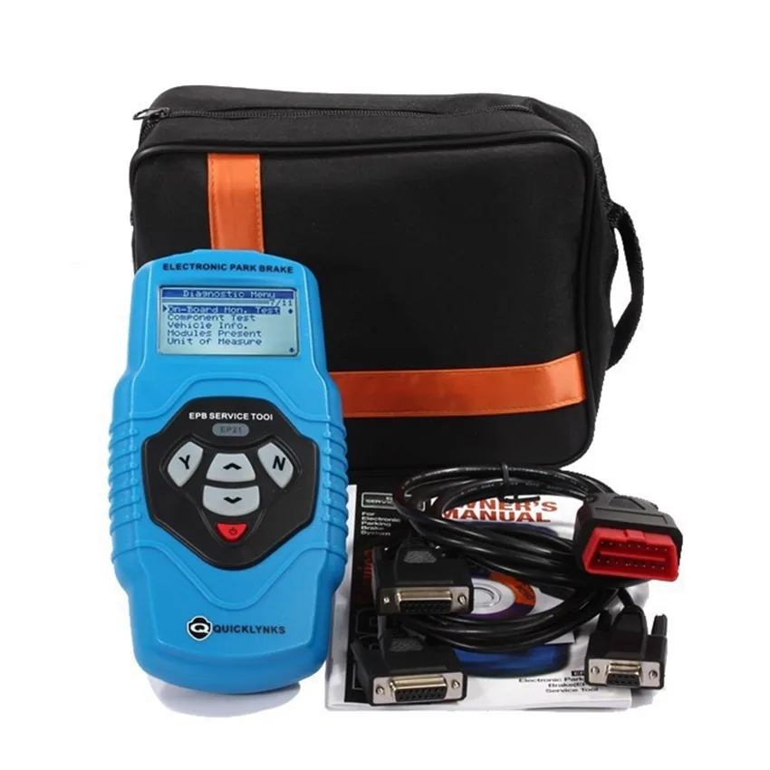 

New Arrival Auto Scanner Tool Quicklynks EPB/SBC Code Reader Electronic Parking Brake (EPB) Service Tool EP21 with Multilingual