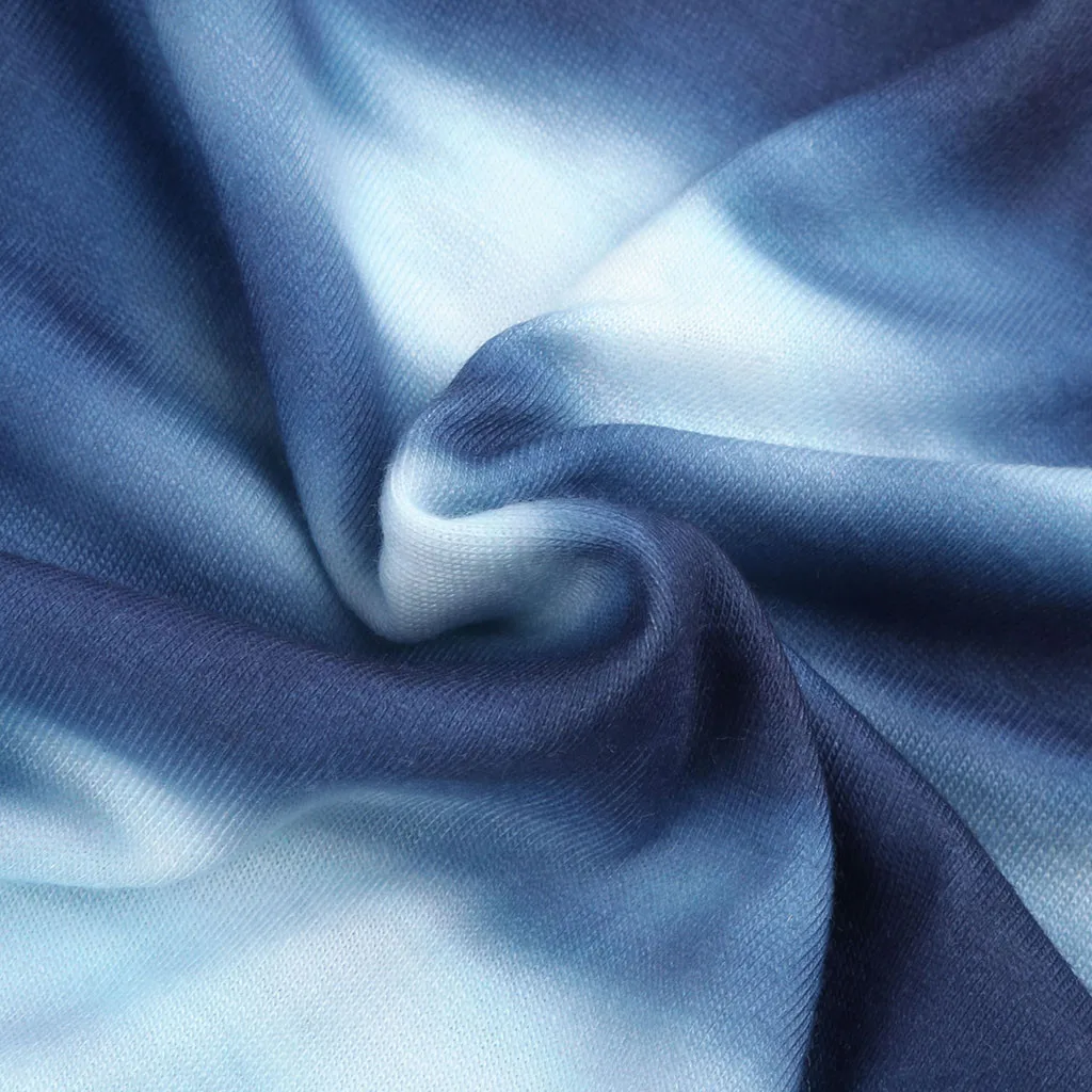 2020 летнее платье модное небесно голубого цвета с галстуком краской женское