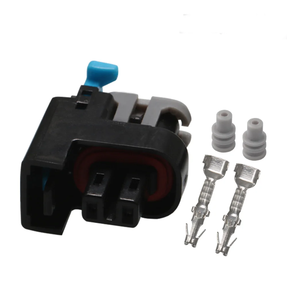 10 комплектов 2Pin Штепсель для масляной форсунки разъем распылителя топлива
