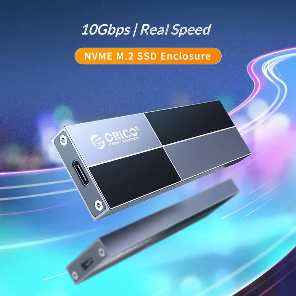 Корпус SSD ORICO NVMe M.2 алюминиевый сплав USB3.1 Type C 10 Гбит/с для Samsung Intel 2230 2242 2260 2280 nvme