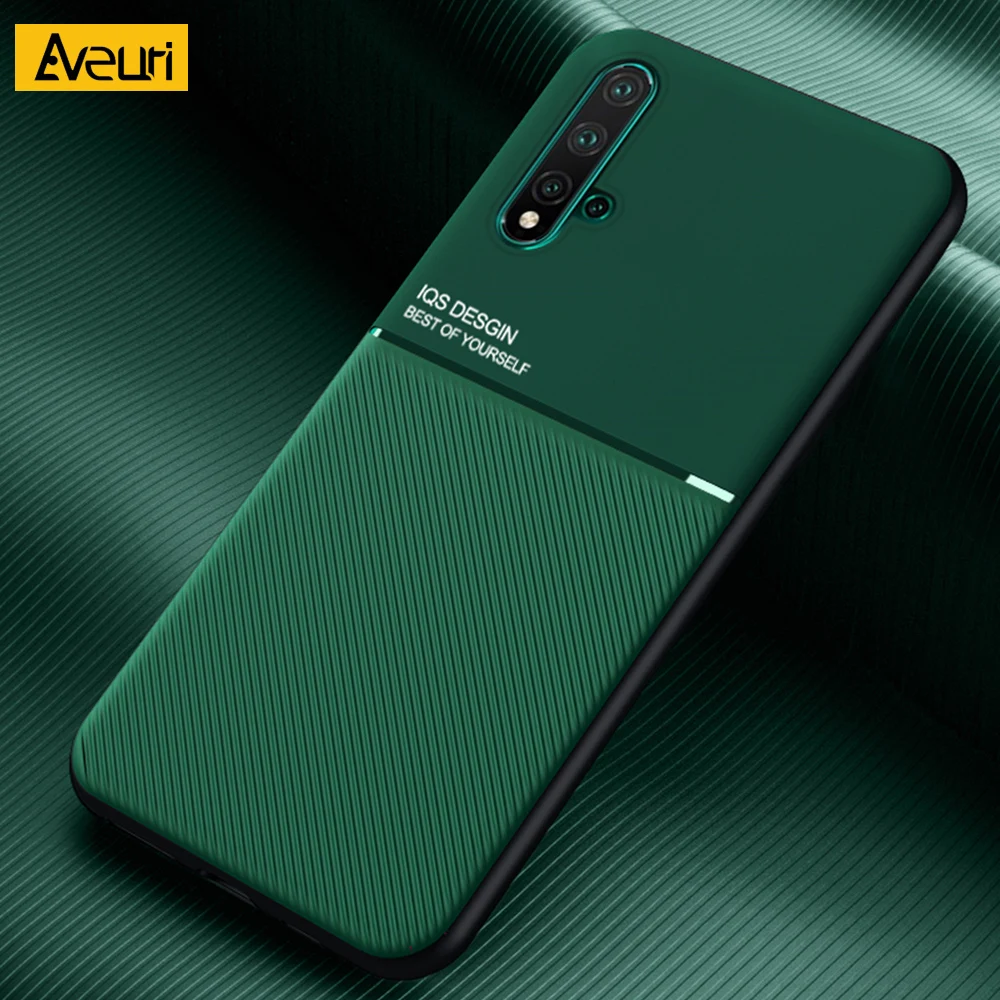 Роскошный текстурный Матовый кожаный чехол для телефона Huawei Nova 7 Pro 7i 2i 3 3i 4 5T 5Z Y9