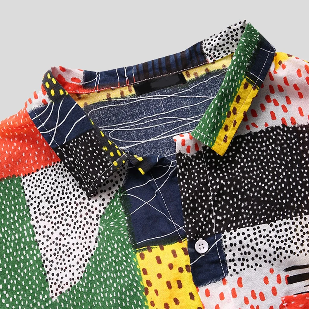 SAGACE мужская новая стильная модная рубашка с длинными рукавами и принтом удобная