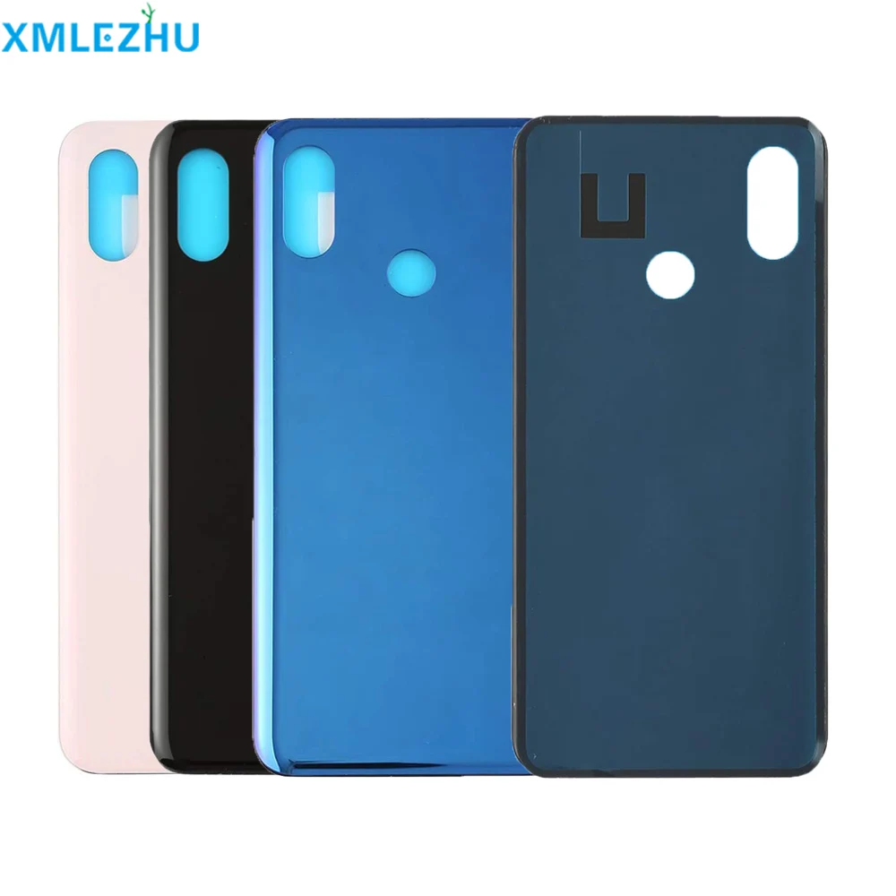 10 шт. задняя крышка аккумулятора для Xiaomi Mi 8 Lite mi8 lite Корпус задней двери замена