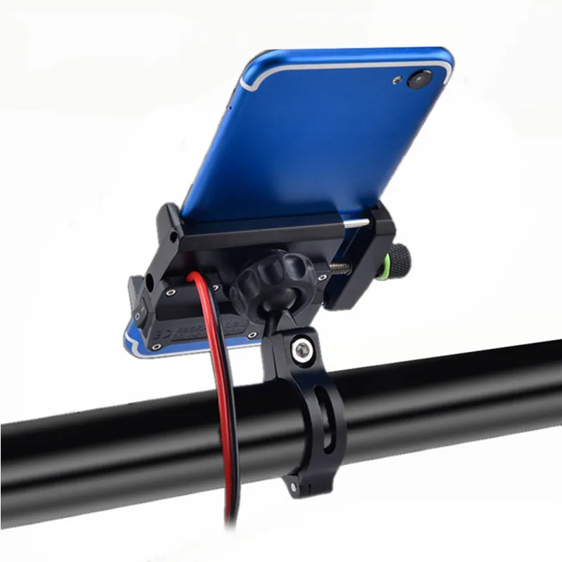 Держатель для телефона мотоцикла с зарядным устройством USB 4 5-6 2 &quotмото