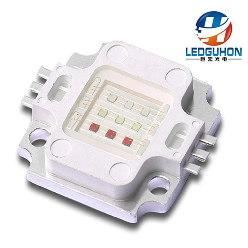 Guangzhou manufactory 10W RGB led cob используется для сценического освещения квадратной формы|rgb