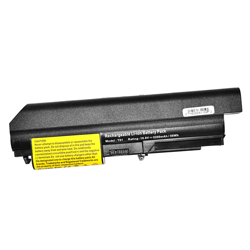 Аккумулятор Apexway для ноутбука Lenovo ThinkPad R61 T61 R400 T400 ASM 42T5265 FRU 42T4530 42T4532 42T4548 42T4645 42T5262