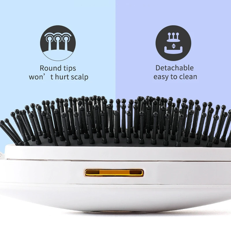 Massage Comb With Water Sprayer 6000rpm Detachable Head Hair Sonic Scalp Moisturize Promote Blood Circulation |