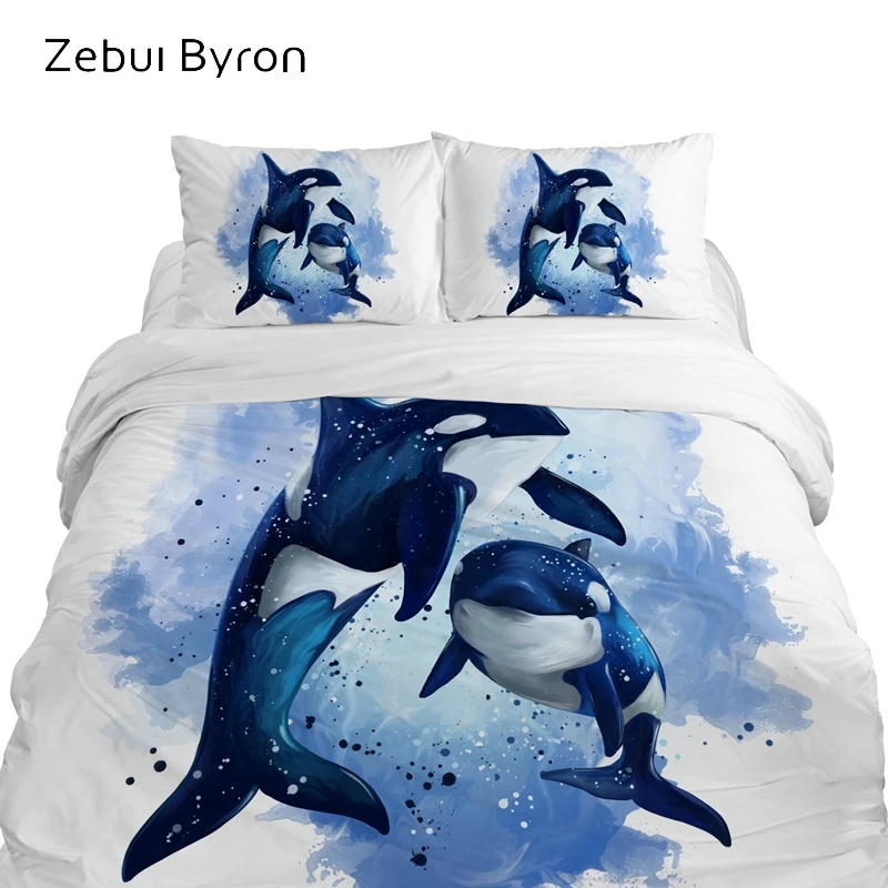 3D мультфильм детские постельные принадлежности кровать набор король/королева