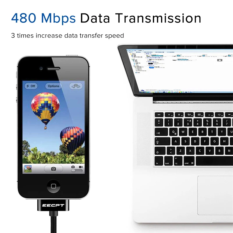 EECPT 30 контактный USB кабель для iPhone 4S 4 S 3GS iPad 1 2 3 iPod Nano iTouch быстрой зарядки и