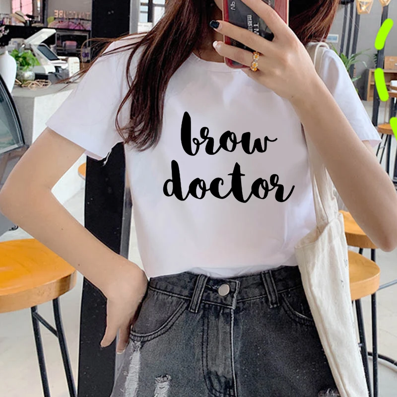 

T-shirt Women summer clothing Creative letters print Tshirts Harajuku Short-Sleeved O-Neck T-shirt Monogrammed short sleeves