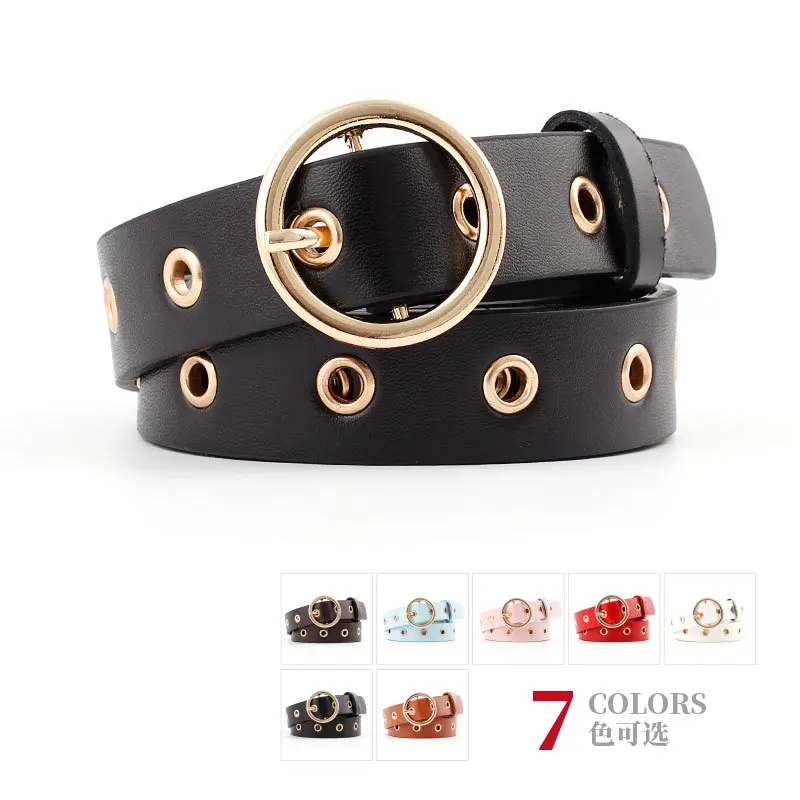 Женский новый высококачественный джинсовый ремень из искусственной кожи