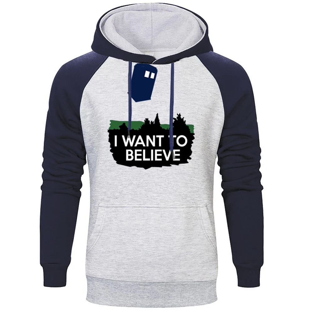 Модные рок музыки: хочу верить &quotплакат для мужчин реглан толстовки с капюшоном