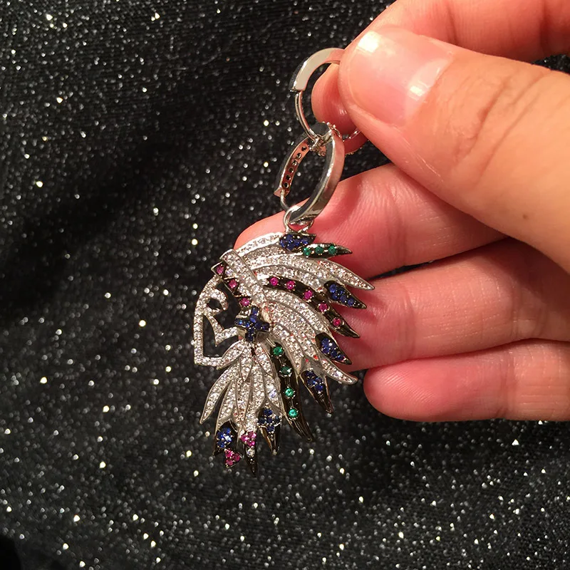 Серьги в стиле хип хоп новый осенний креативный дизайн шефа индийского Аватара