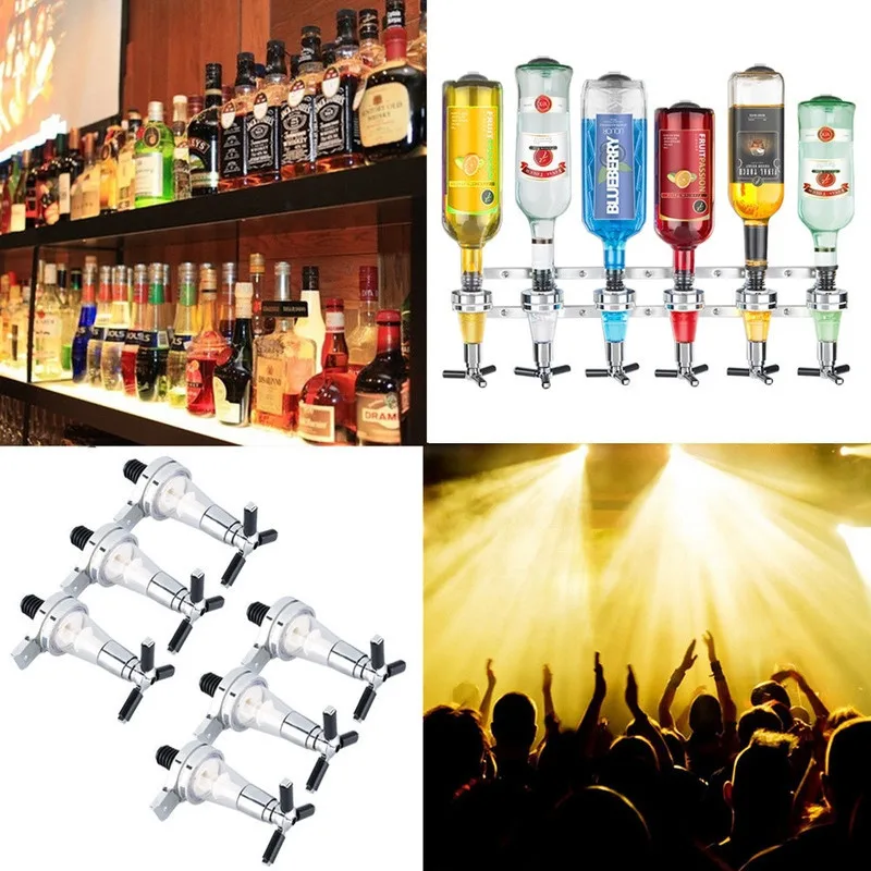 Настенный 2/4/6 станции ликер бар дворецкий для розлива вина машина питьевой соды