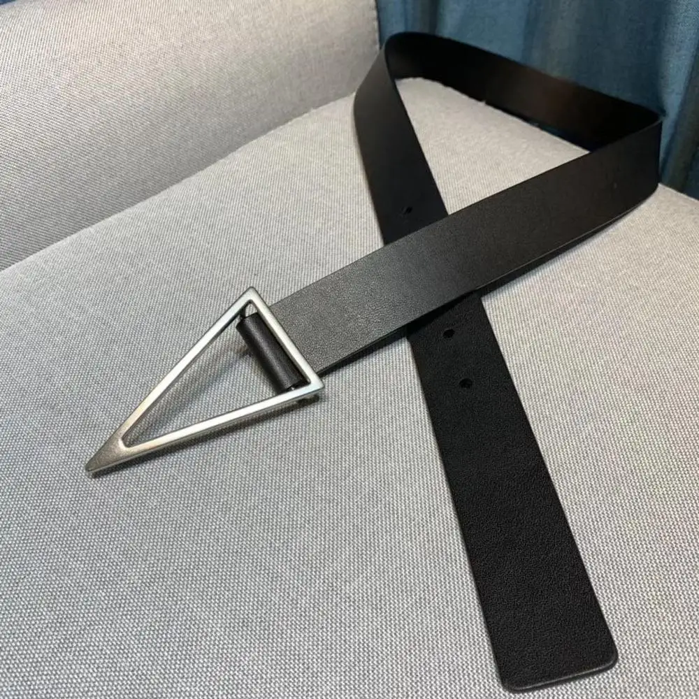 

Ремень YILINSA из натуральной воловьей кожи с треугольной пряжкой, шириной 3,0 см