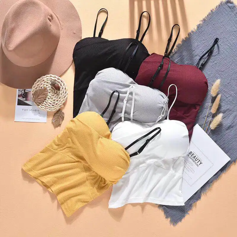 Женский укороченный топ на бретелях сексуальный женский без рукавов комфортное