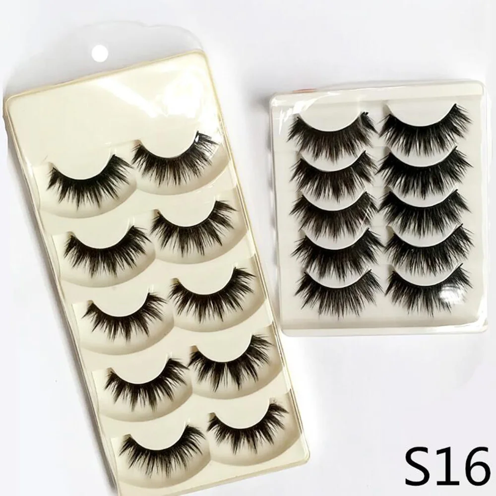 MJS 5 на 5D норковые ресницы накладные наращивание макияж оптовая продажа