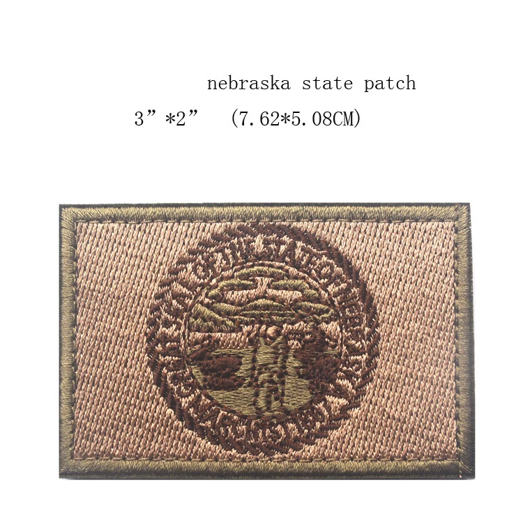 Нашивки с вышивкой в виде флага США Нью-Йорк небракка Гавайская Тактическая