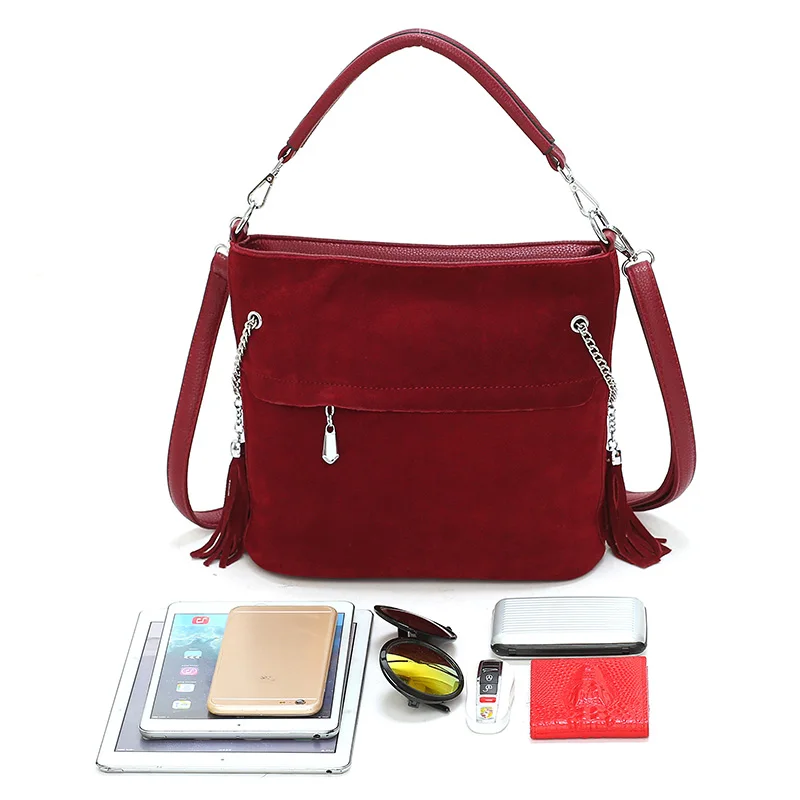 Сумка из искусственной замши роскошные брендовые сумки на плечо для женщин 2020