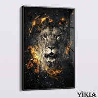 lion poster abstract wall art canvas painting animal flower woman home decor picture nordic modern classical living room prints