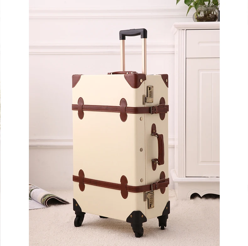 UNIWALKER 1" 20" 2" 24" 2" Винтажный чемодан для путешествий, устойчивый к царапинам багаж на колесиках, сумки 20 для переноски багажа