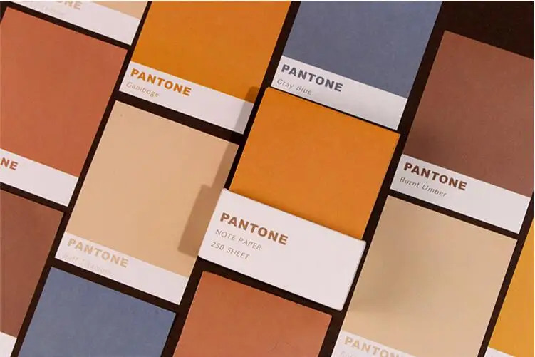 250 листов, классические цветные блокноты Pantone для записей, список ежедневных еженедельных вкладка для планировщика, бумага для заметок, канцелярские принадлежности для офиса и школы