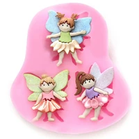 butterfly elf silicone mold diy cake chocolate dessert fondant moulds baking decoration tool resin kitchenware