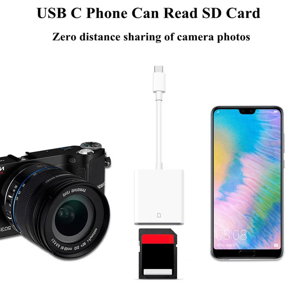 OTG USB Type C кардридер для SD/TF Кардридеры Samsung Huawei XiaoMi Macbook Pro/Air ноутбук телефон Type-C |