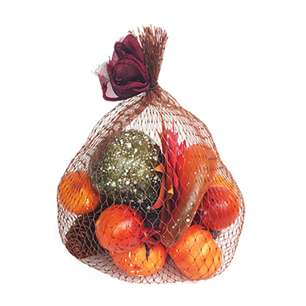 

Small/Medium/Large Fall Autumn Decoration Pumpkins Silk Harvest Props Artificial Fake Pumpkin Leaves For Halloween Harvest