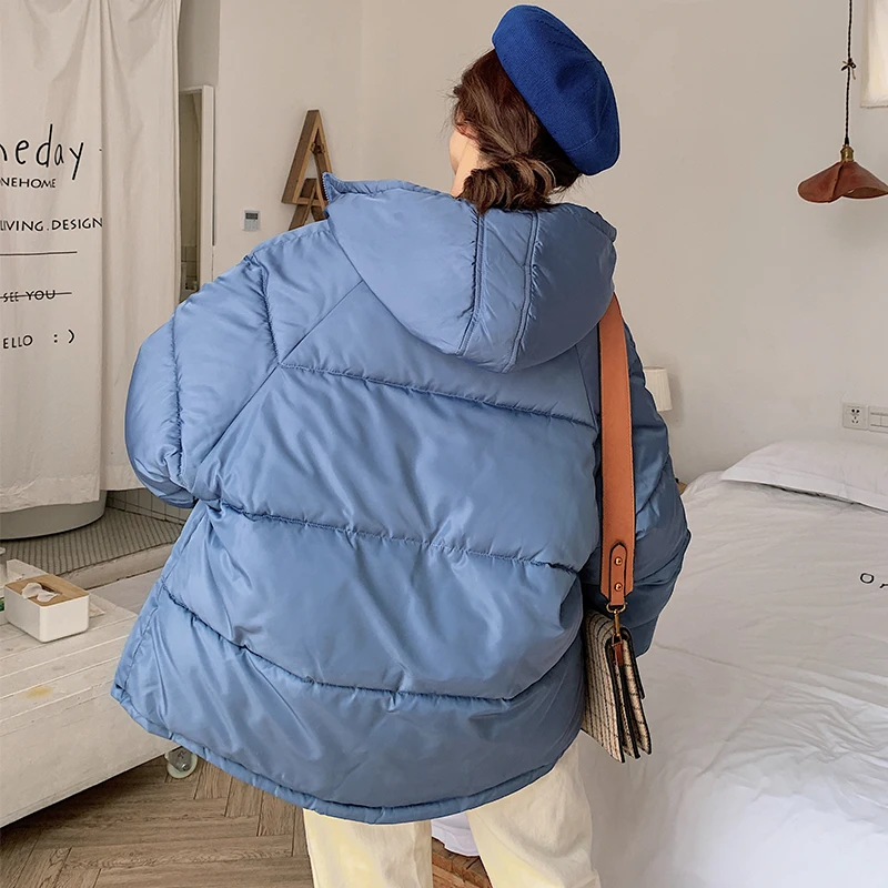 Lusumily женское короткое пальто милые хлопковые стеганые куртки повседневная