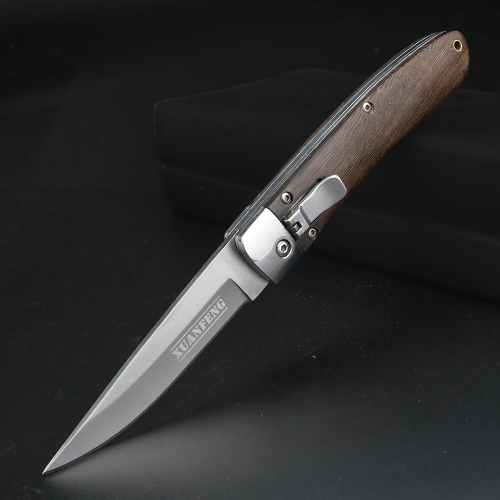 Складной нож портативный короткий быстрооткрывающийся карманный для кемпинга