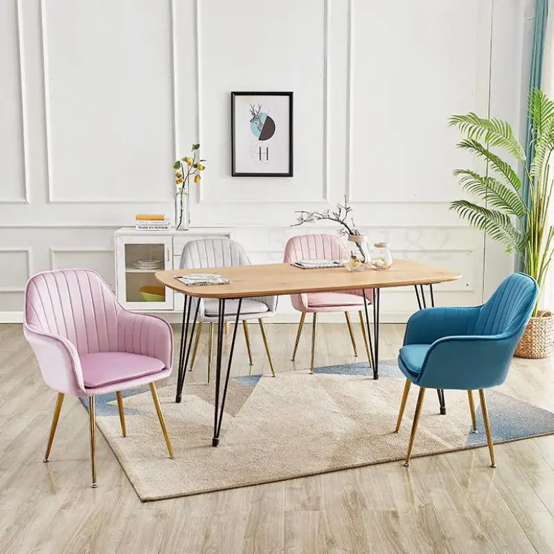 Nordic ins чистый красный столовый обеденный стул светильник класса люкс в