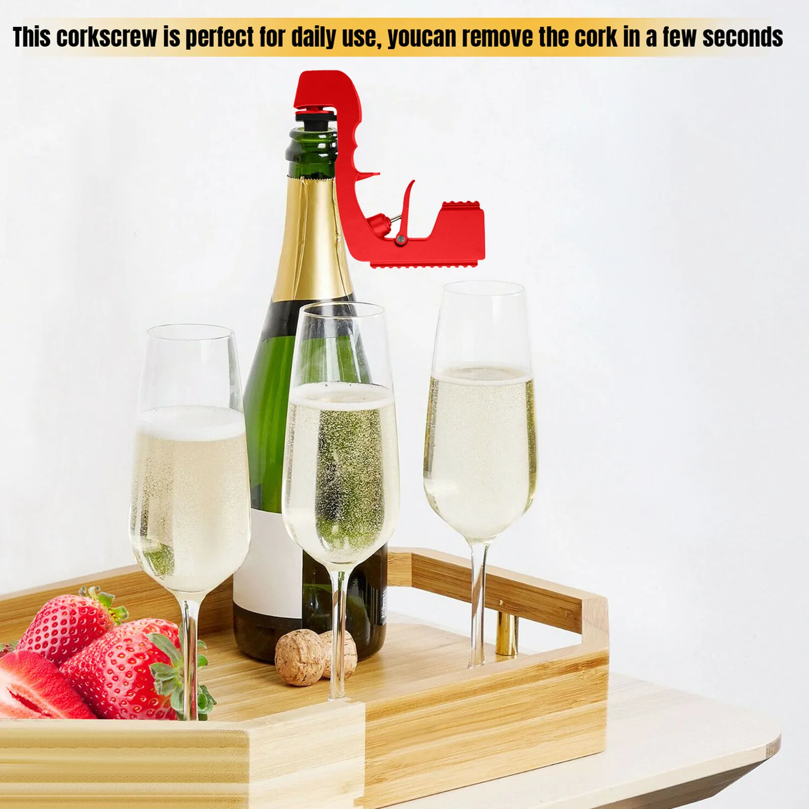 

2021 New Champagne Wine Gun Sprayer Squirt Gun Shoot 30 Feet away Magic Wine Decanter Kitchen Bar Party Tools