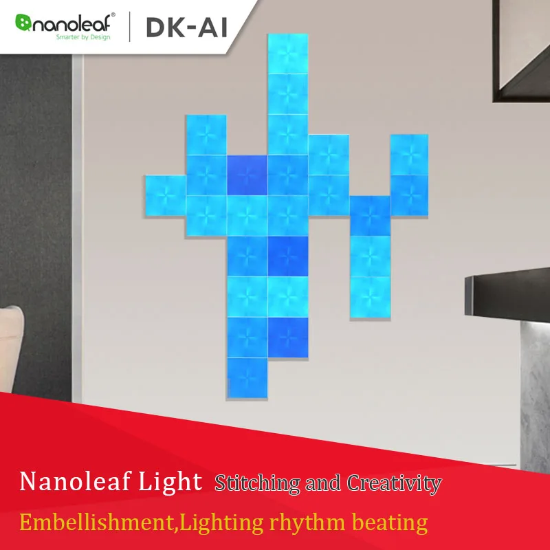 2019 оригинальный холщовый полноцветный умный комплект Nanoleaf световая доска