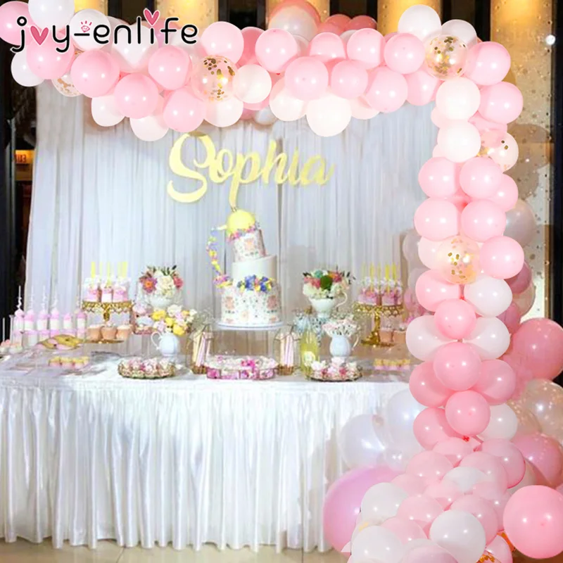 113 шт./компл. черные золотые латексные шары арочный комплект Confetti из латекса